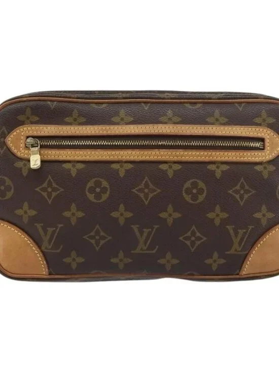 LOUIS VUITTON Monogram Marly Dragonne GM Clutch Bag M51825 LV Auth gh1587 - Picture 2 of 16
